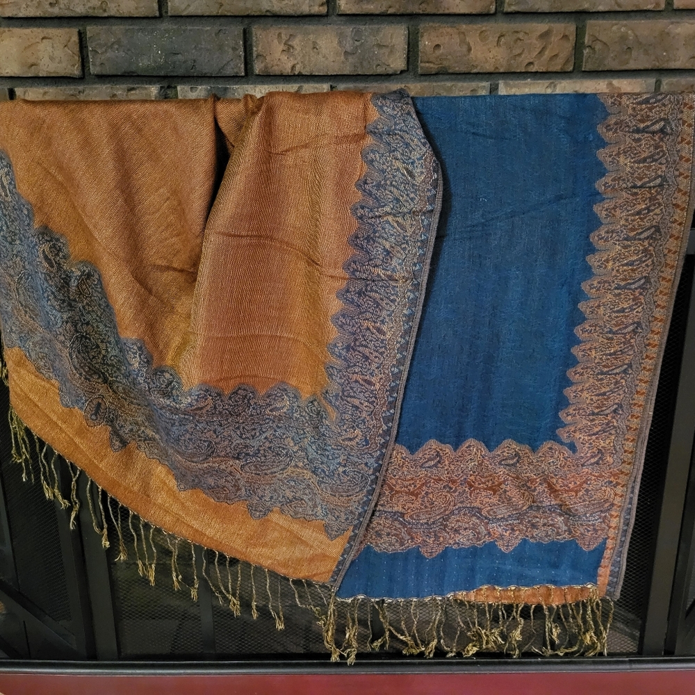 Pashmina silk scarf/shawl/wrap